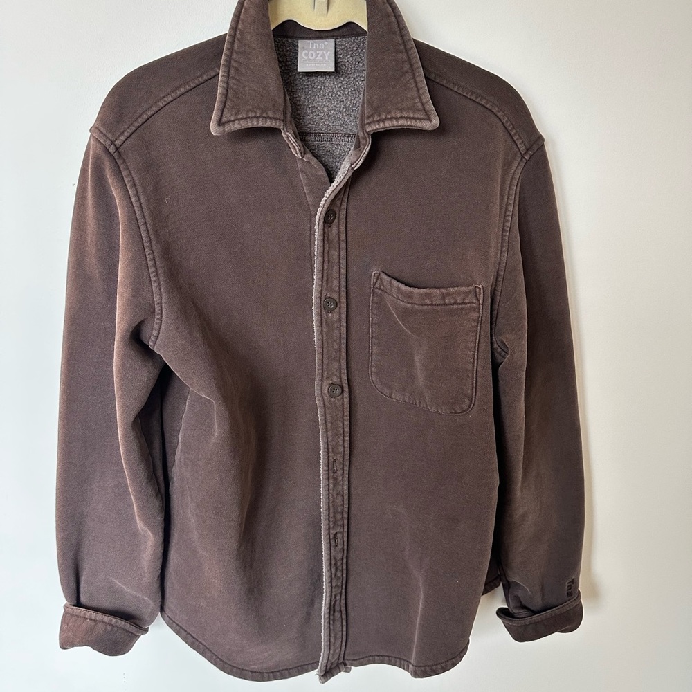 TNA Cozy Fleece Boyfriend jacket